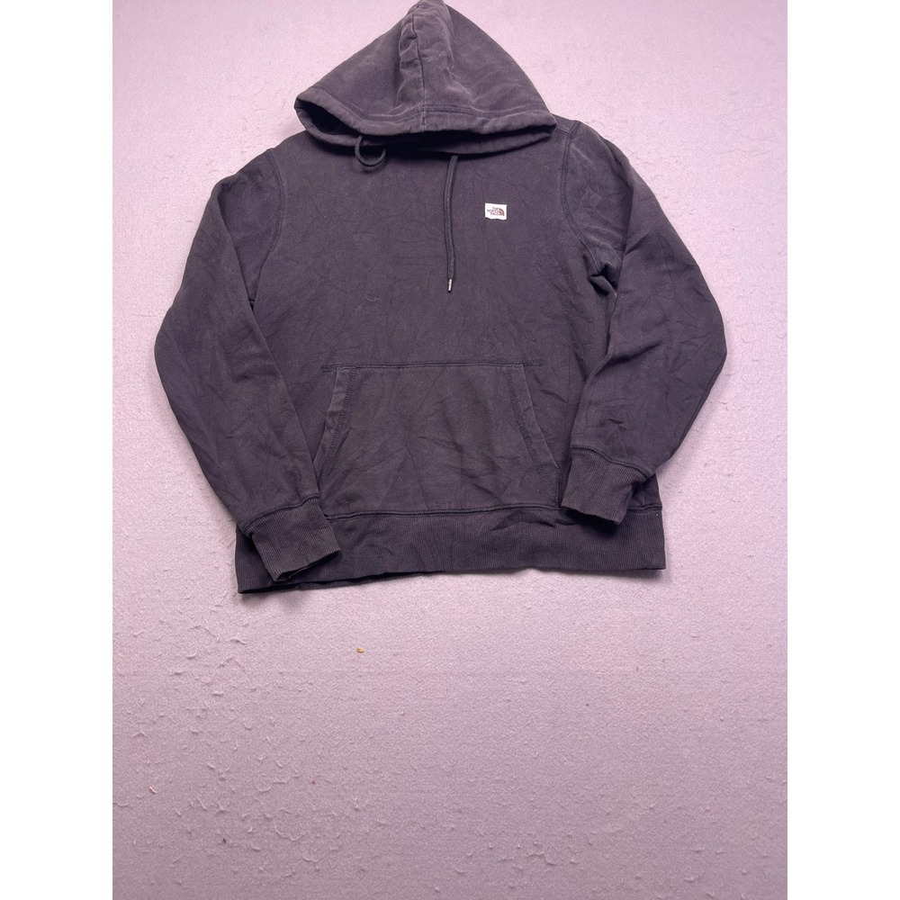 The North Face Hoodie Cotton Blend Black Small Womens